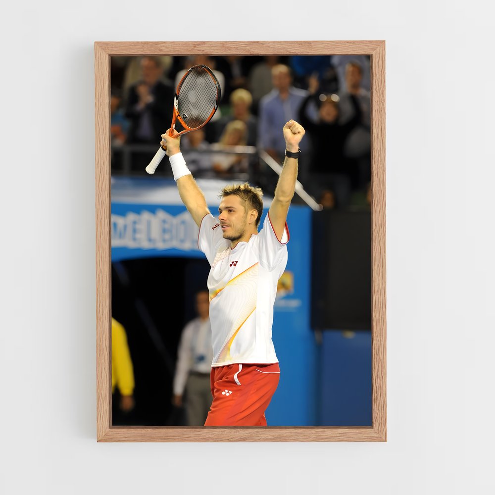Poster Stan de wawrinka – affiche Tennis (vue 4)